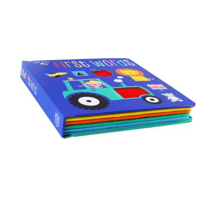 China Cheap and High Quality Children Education Kids Felt Fabric Book Panel Book Printing for sale