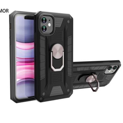 China New Car Cover Protector Popular Stand Holder Magnetic Hybrid Armor Case For Alcatel AL-3 2020 Ring Case ot5029e for sale