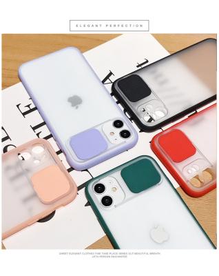 China Camera Protective Case Slide Camera Lens Protector Phone Case For Samsung A32 PC Hard Cover Matte Case for sale