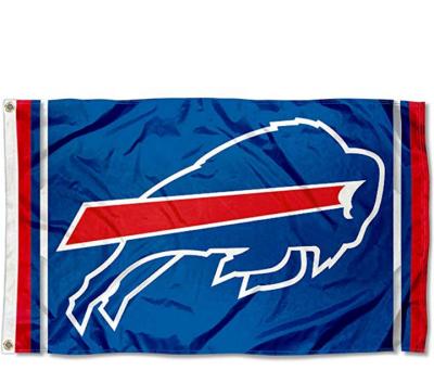 China Health Care Institutes Fast Delivery MOQ Not Design Custom Print All NFL 32 Team Buffalo Bills Flag for sale