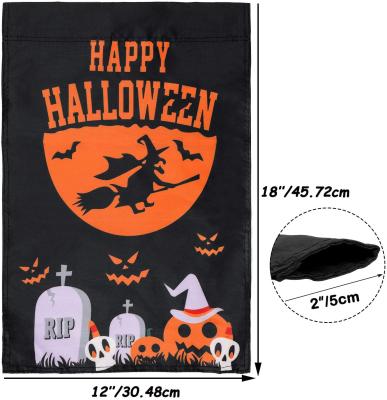 China Health care institutes custom all styles festival party hallowmas halloween garden flag for sale