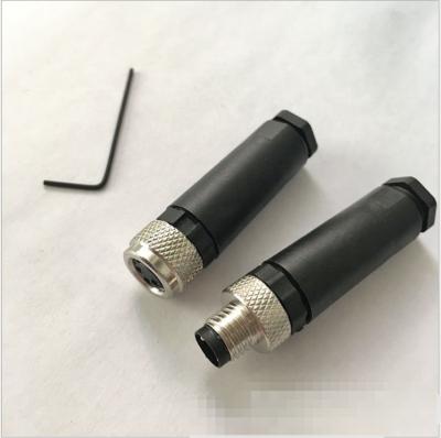 China Power ip67 ip68 circular connector M8 M12 waterproof connector 3 4 5 8 pin connector china manufacturer for sale