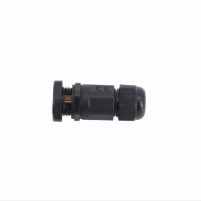 China Power LC 3 power ip67 metal push-pull coupler cable gland rj45 pin light signal connector waterproof female for sale