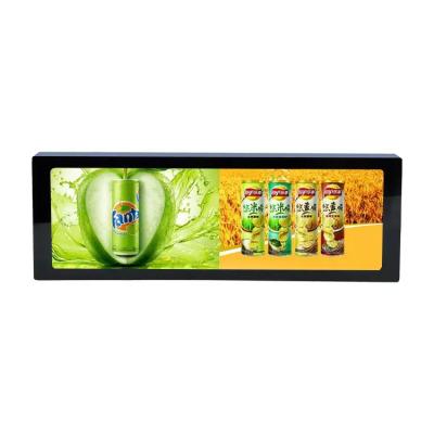 China Indoor Ultra And Ultrathin Size LCD Advertising Display Android Stretch Screen Digital Board for sale