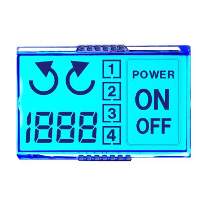 China Custom TN 2.4 Segment LCD Display 7 Segment 4 Digit 4 Digit Plus Digit LCD Module inches for sale