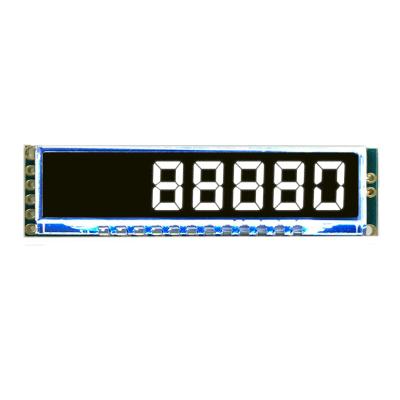 China VA High Contrast White On Black Segment LCD Show Driver HT1621 1.8 Inch With PCB for sale