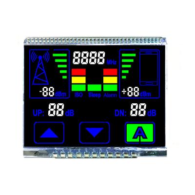 China Custom 7 Segment 4 Digit LCD Display High Contrast 7 Segment 2.2 Inch LCD for sale