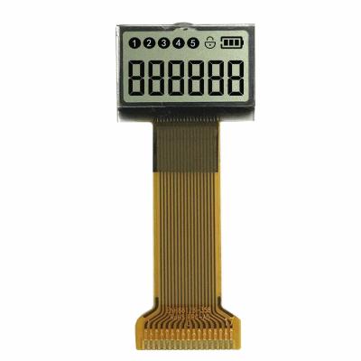 China TN 7 Segment Custom LCD Display 0.8 Inch Reflective LCD Display for sale