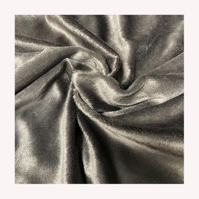 China Factory Direct Selling Stain Resistant Dutch Velvet Plush Super Soft Fancy 100% Polyester Holland Velvet Sofa Fabric for sale