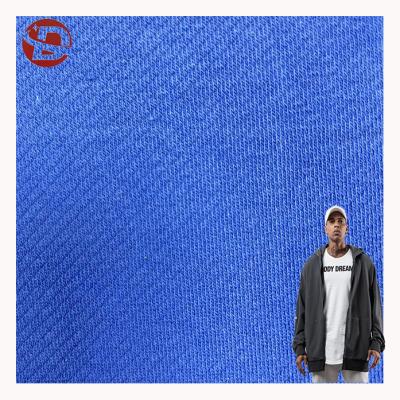 China Winter Polyester Cotton Fleece Fabric Wholesale Fleece Fabric Sweatshirts High Quality Brushed Solid Colors Available for sale