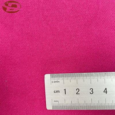 China High Quality 50% Cotton 50% Tear-Resistant Polyester Brushed Solid Colors Cotton Shear Sweatshirt Hoodies Fabric for sale