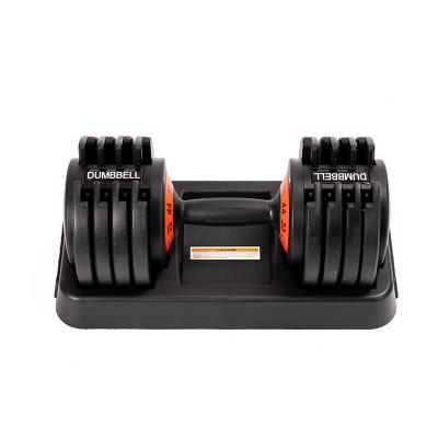 China Hot Sale Home Factory Use Gym Dumbbell Set Equipment Iron 52.5lb 24kg Direct Adjustable Dumbbells for sale