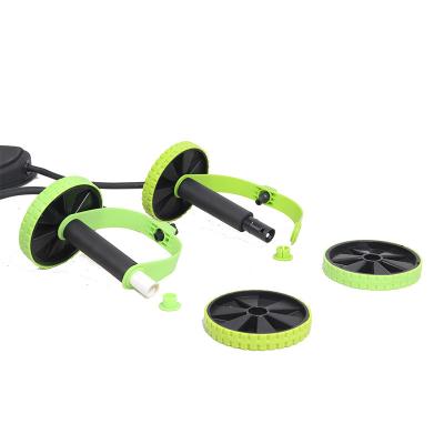 China Universal Green Health Wheel Waist Abdomen Exerciser Home Gym Fitness Revoflex Xtreme Abdominal Roller for sale