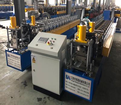 China Aluminum Gutter Drain K Type Roll Forming Machine For Intake Roof Rainwater for sale