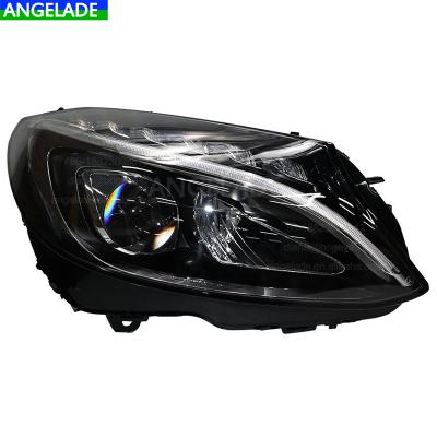 China Original Genuine LED Headlight For Mercedes Benz W205 C Class C200 Half Assembly C CLASS 2014-2016 for sale