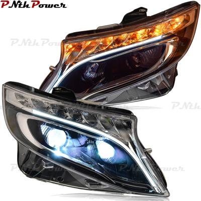 China LED Headlights For BENZ VITO V Class W447 Car Headlight For Benz W166 W203 W204 W205 W212 W213 W221 W222 W453 W463 GLA156 CGL GLK CLASS for sale