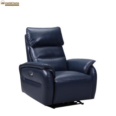 China Genuine Leather Recliner Extended Sofa Set Functional Sofa Set Single Sofa Set Italy Dongguan Furniture Living Room Recliner for sale