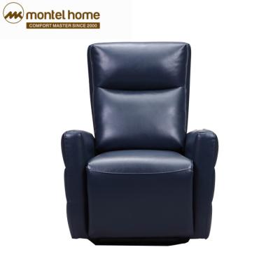 China Foshan Shunde Furniture Reclining Sofa Modern Living Room Italian Leather Luxury Furniture Sofa Chair for sale