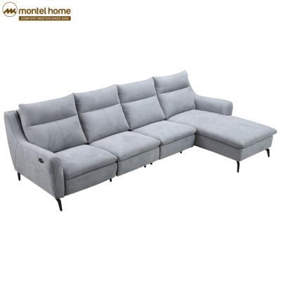 China Montel Divani White Sectional Adjustable Corner Modern Canape Sofa Bed L-Shaped Fabric Chaise Home Furniture Romania (Size) for sale