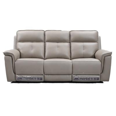 China Revolving Leather Recliner Sofa Set , Decoro Leather Sofa Recliner for sale