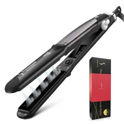 China Ceramic Straighteners and Flat Heat Tourmaline Fast Straightener Hair Iron Curlers Steam Hair Straightener for sale