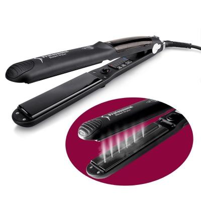 China Professional Strong Flat Hair Straightener Vapor Hair Straightener Steam Iron Machine Hair Straightener For Sale for sale