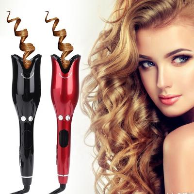 China Ceramic Wavy Automatic Rotating Hair Rollers 360 Adjustable Hair Curler Rollers Heat Settings Iron Hair Curler Wave Formers for sale