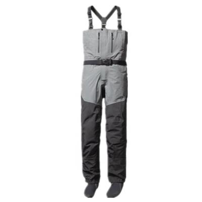 China 100% Waterproof Chest Wader Waterproof Breathable Fishing Suit With Neoprene Sock for sale