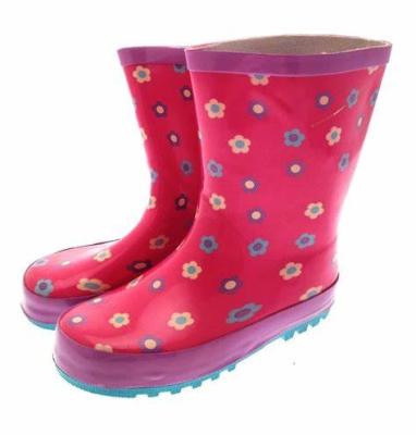 China Trolls Two Grip Waterproof Printed Rain Boot (Toddler Girls) for sale