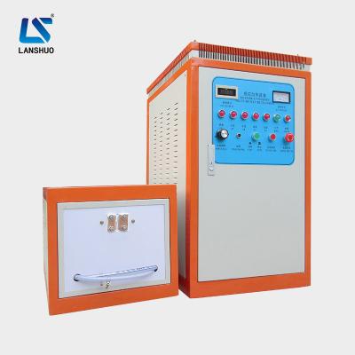 China Metal Heating Forging LSW-60kw Electric Steel Tube IGBT Induction Heating Machine Price High Frequency Supplier for sale