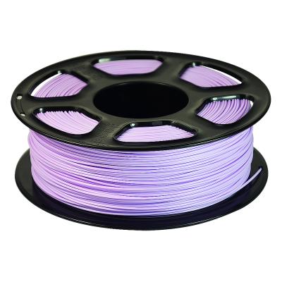 China Artificial PLA taro purple 1.75mm pla filament filament tow 3d printing high quality pure filament raw material production for sale