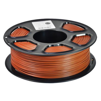 China PLA 3DUN Brown PLA 3d printer filaments 1kg 1.75mm pla abs tpu filament for diy 3d printer for sale