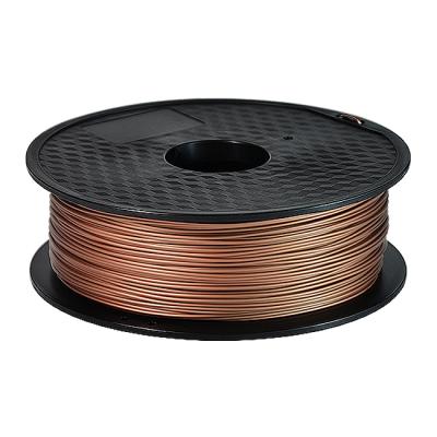 China PLA 3DUN 3d Filament Printing PLA 3D Printing Filament 1kg/roll diameter1.75mm Metallic Copper Metal Texture Printing Consumables for sale