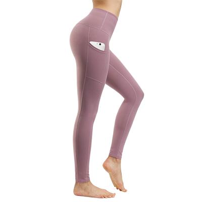 China High Waist Phone Pocket Yoga Joggers Pants Wholesale Women Fitness Shade Cellulite Breathable Women Gaiters Pants for sale