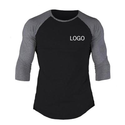 China Custom Logo Men's Anti-Wrinkle 3D Embroidery T-shirts Plus Size Half Sleeves Low Styling MOQ Anti-Shrink Cheap Quick Dry T-Shirts For Men for sale