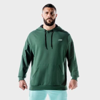 China 2022 Custom Logo Men's Pullover Hoodies Anti-piling Long Sleeve Hooded Men's Fleece Anti-Shrink Clothes Big Plus Size For Jogging Up for sale