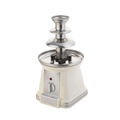 China Household low price commercial kitchen machine stainless steel small chocolate fountains for sale for sale