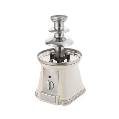 China Commerical Small Size Household Low Cost Kitchen Machine Chocolate Fountains for sale