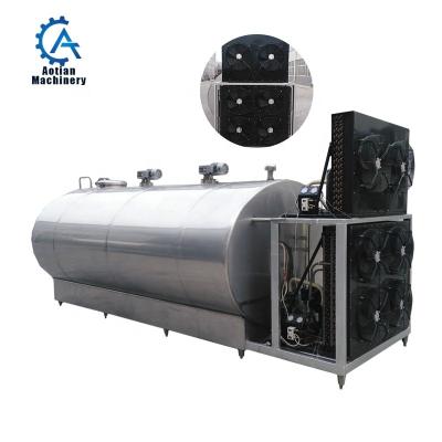 China Factory Farm Equipment Milk Cooling Tank Stainless Steel Refrigerated Milk Storage Tank for sale