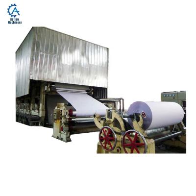 China Factory Wheat Straw To Paper Production Line Cultural Paper Making Machine Paper Recycling Machine for sale