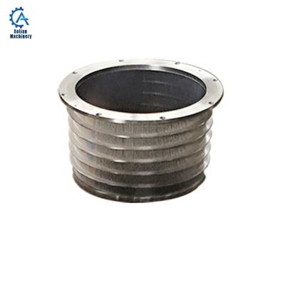 China Factory Internal Flow Outlet Straw Pulp Stainless Steel Drum Pressure Screen Basket for sale