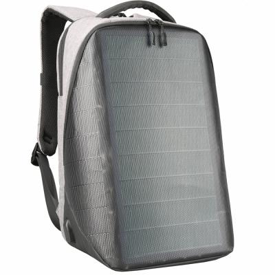 China Solar Panel/Waterproof/Anti Theft/USB Port Custom Design USB Battery Solar Power Backpack Bag Solar Anti Theft Backpack for sale