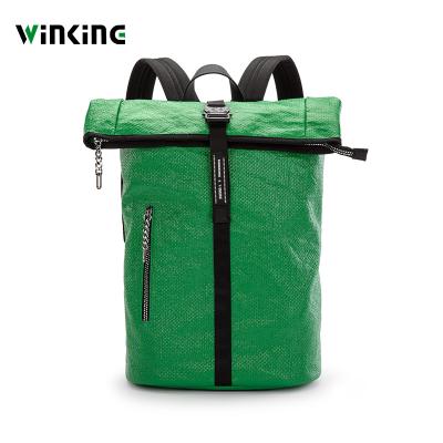 China 2020 new design laptop backpack day dry green fashion outdoor travel backpack PU anti-theft waterproof lady's office travel backpack for office for sale