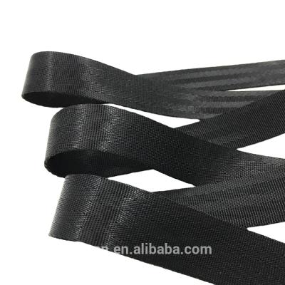 China High tenacity stain 47mm polypropylene polyester webbing for car polyester seat belt webbing seat belt webbing straps for sale