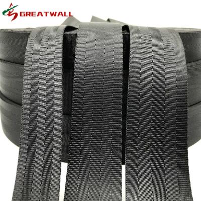 China 2020 New Design Viable Gray Color Jacquard Nylon Tape Webbing Nylon Seat Belt for sale