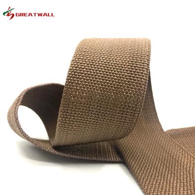 China Sustainable Hot Sale Polypropylene PP Webbing Aramid Webbing Shoulder Bag 50mm Woven Strap for sale