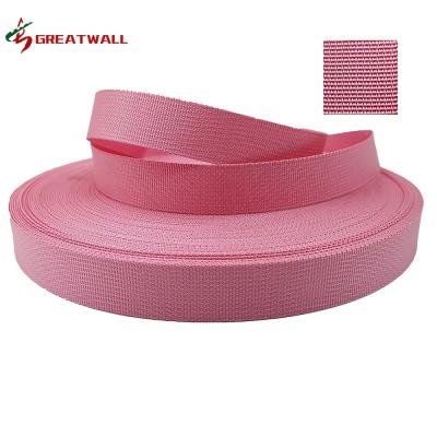 China High tenacity nylon polyester 20 mm correas webbing flat bolso strap correa for bags for sale