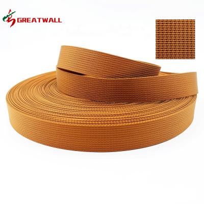 China Wholesale 20mm-50mm high tenacity solid color woven nylon webbing ties 2 inch nylon webbing webbing strap for sale