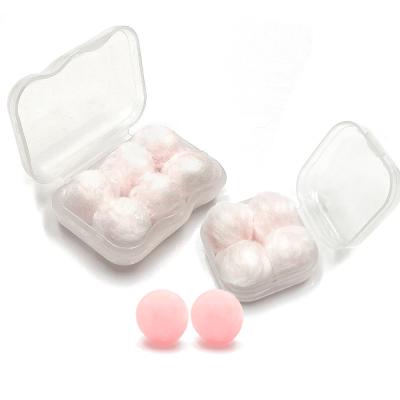 China Safety\Soft\Comfortable Good Quality Cotton Wax Earplugs With CE Certificate Ear Plug For Sleep Swimming for sale