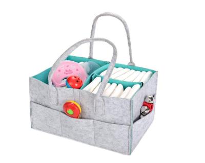 China Eco-friendly Durable Felt Storage Baskets For Fashionable Home Furniture Felt Storage Baskets for sale